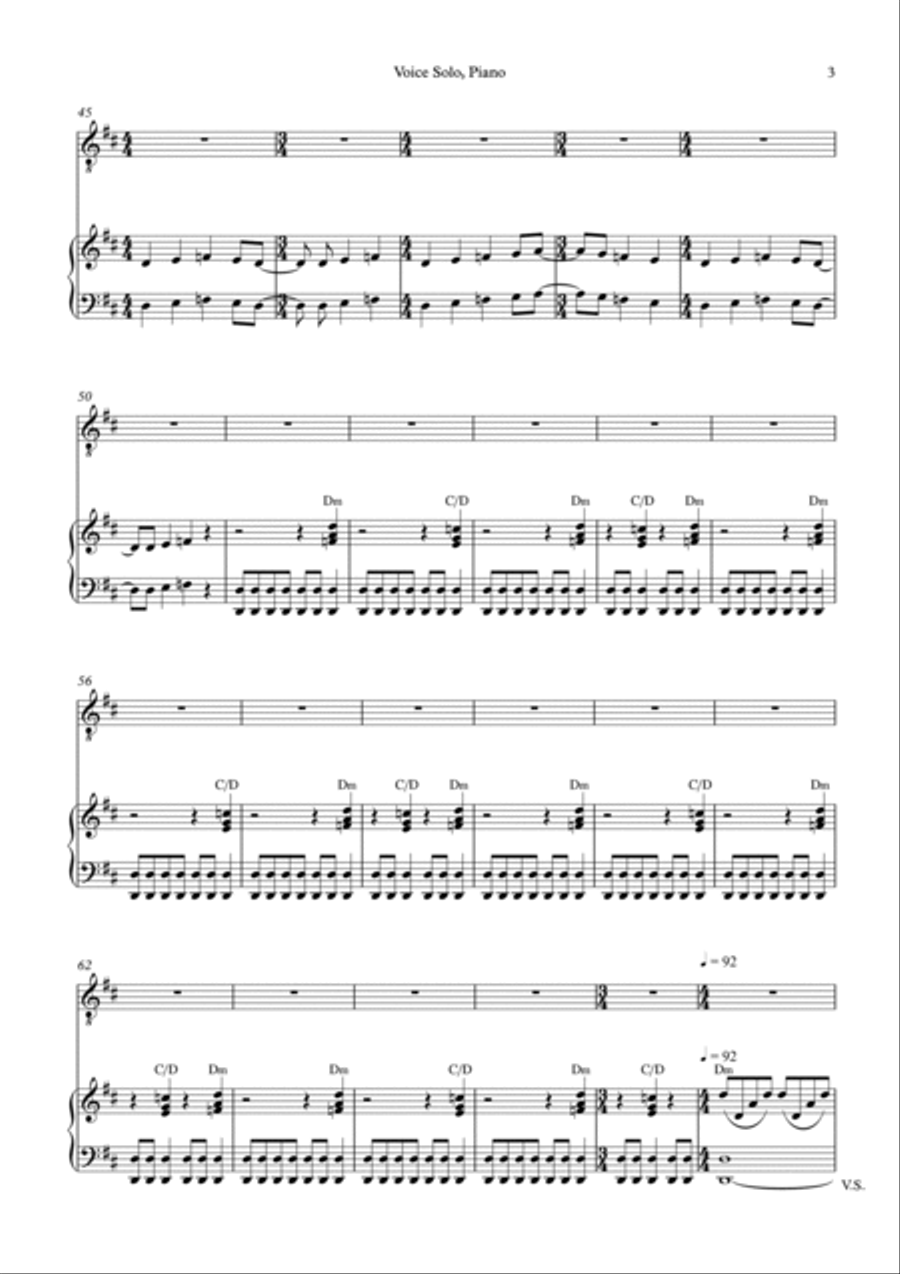Music Piano, Vocal, Guitar scores gallery preview page 3