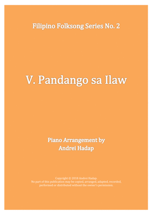 Pandango sa Ilaw - arranged for Piano Solo
