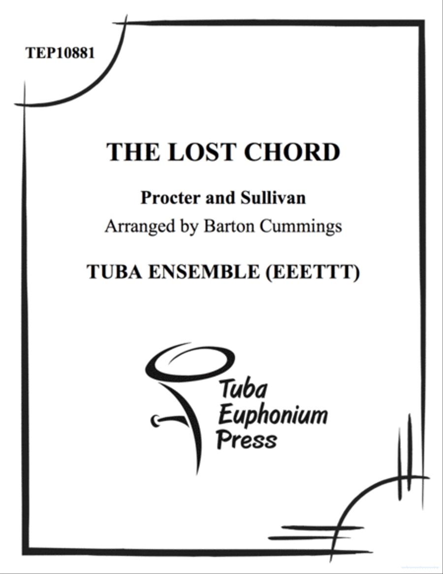 The Lost Chord Euphonium Trio scores gallery preview page 1