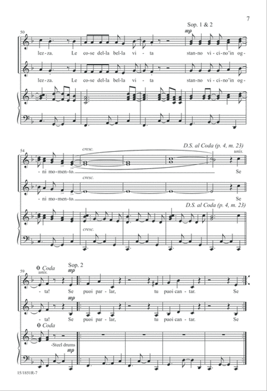 Se Puoi Parlare Se Puoi Parlare SSA scores gallery preview page 7