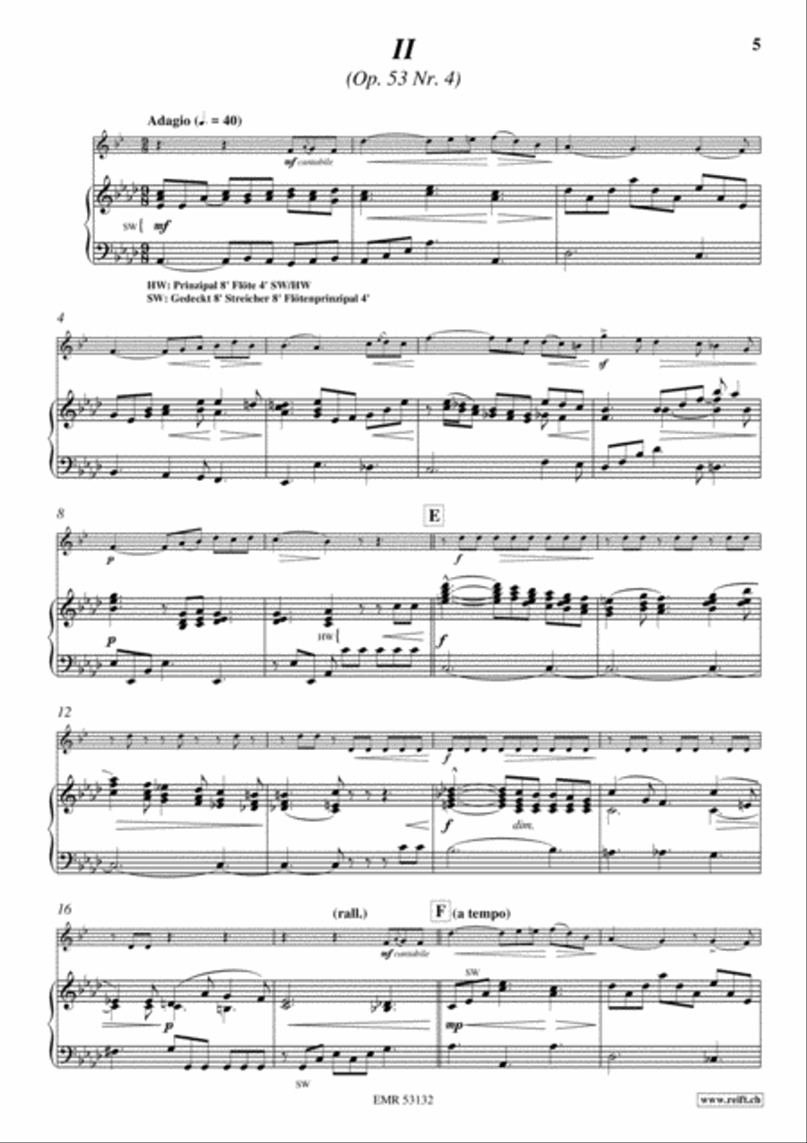 Drei Lieder ohne Worte Organ scores gallery preview page 5