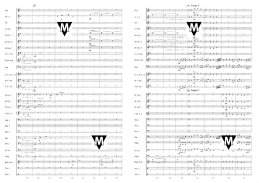 Piccola Suite Italiana Concert Band scores gallery preview page 24