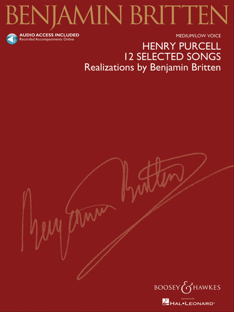 Henry Purcell: 12 Selected Songs Medium Voice scores gallery preview page 1
