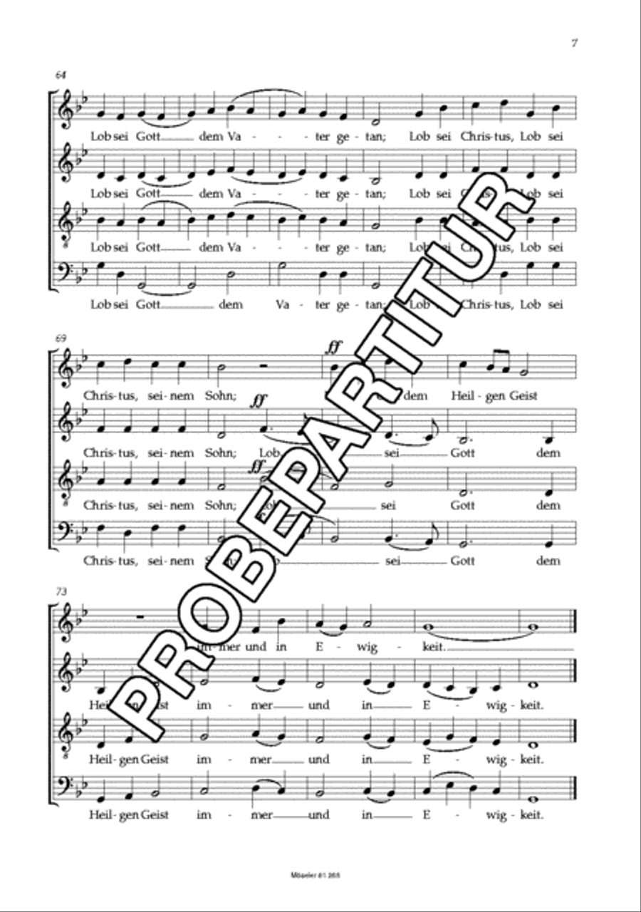 Nun komm der Heiden Heiland Wk 323 4-Part scores gallery preview page 8
