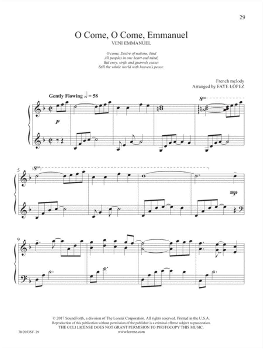 Peace on Earth Piano Solo scores gallery preview page 18