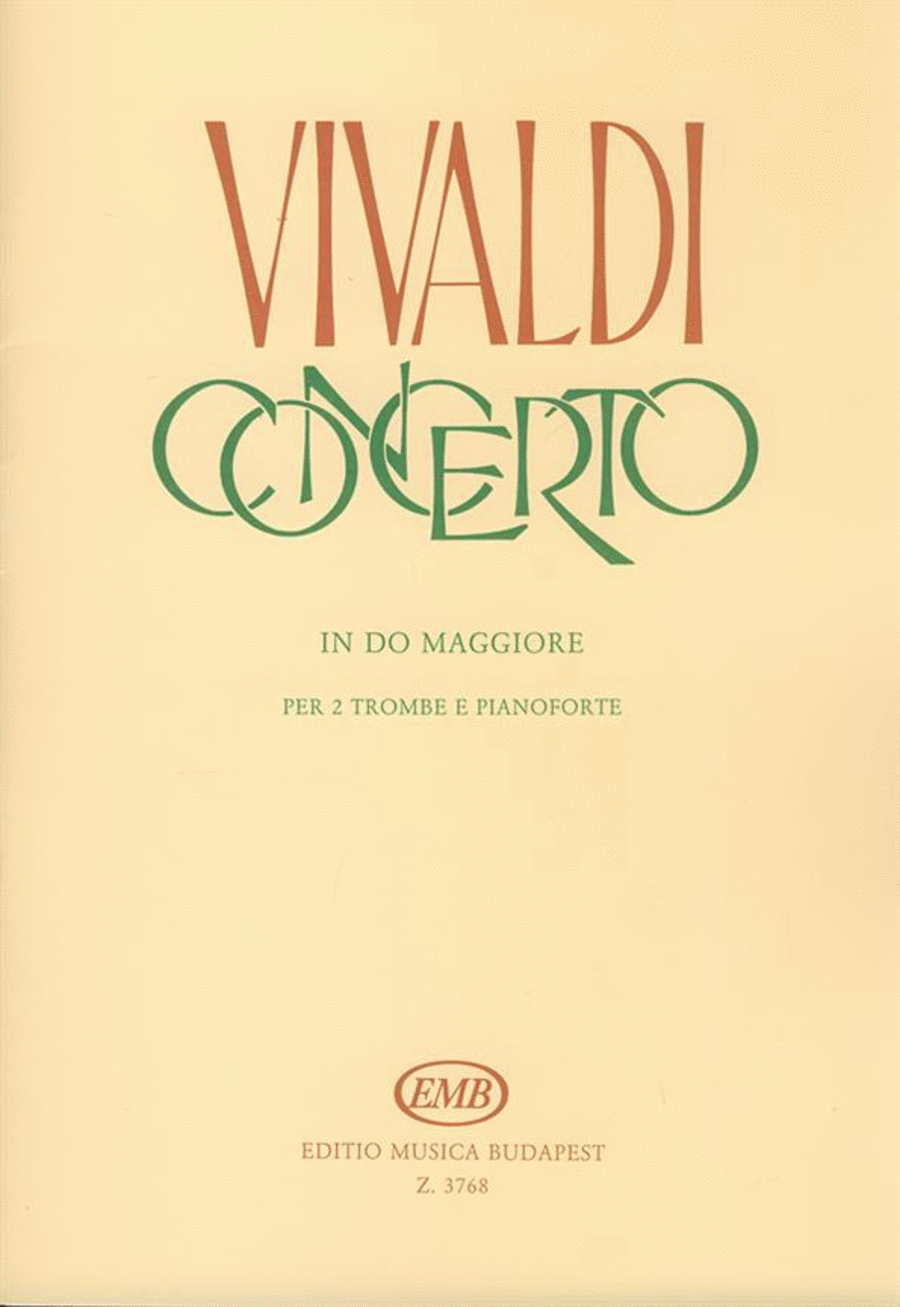 Concerto in do maggiore per 2 trombe e pianofort Trumpet Solo scores gallery preview page 1