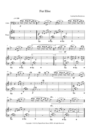 Fur Elise - Ludwig Van Beethoven (Cello + Piano)