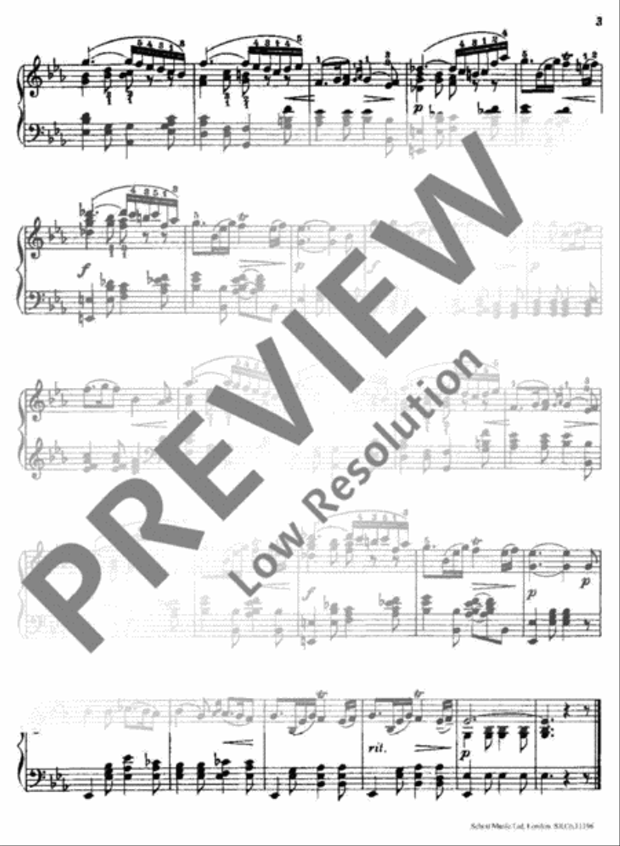 Sicilienne Piano Solo scores gallery preview page 4