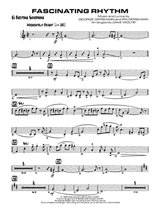 Book cover for Fascinating Rhythm: E-flat Baritone Saxophone
