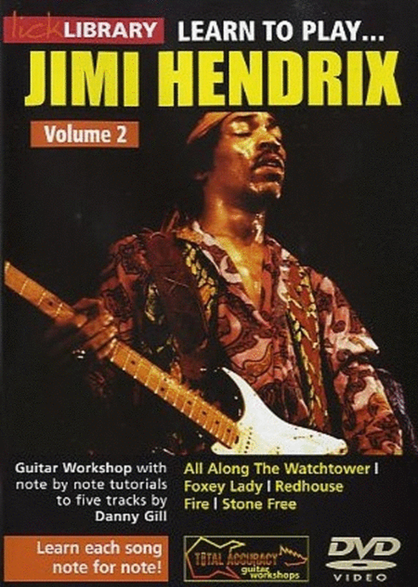 Learn To Play Jimi Hendrix Vol2 Dvd