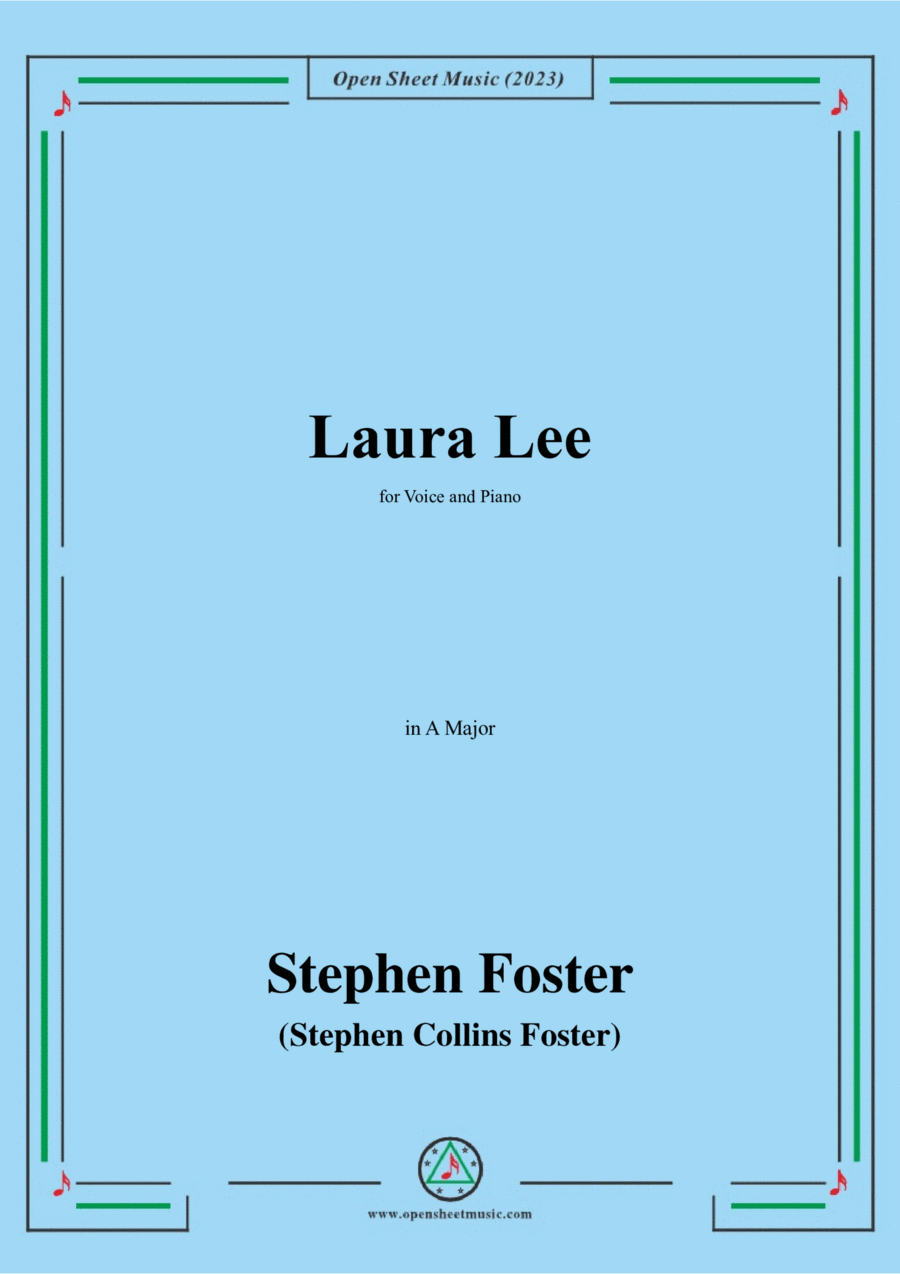 S. Foster-Laura Lee,in A Major Voice scores gallery preview page 1