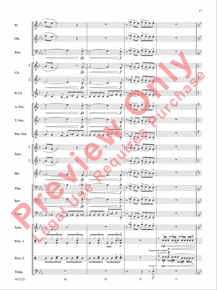Van Halen Hits Concert Band scores gallery preview page 18