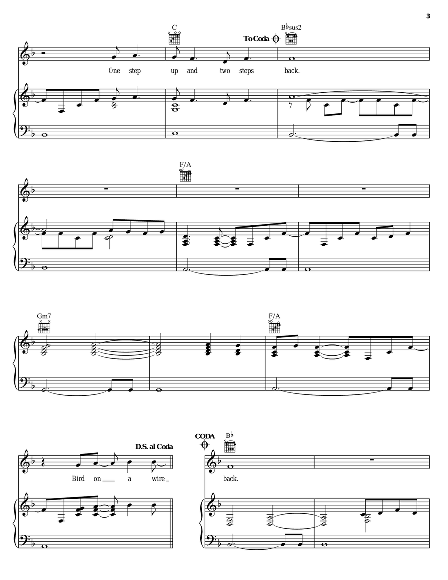 One Step Up Acoustic Guitar scores gallery preview page 3