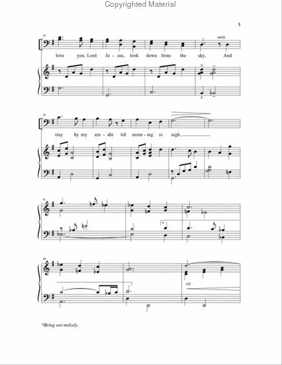 Away in a Manger Away in a Manger 4-Part scores gallery preview page 4