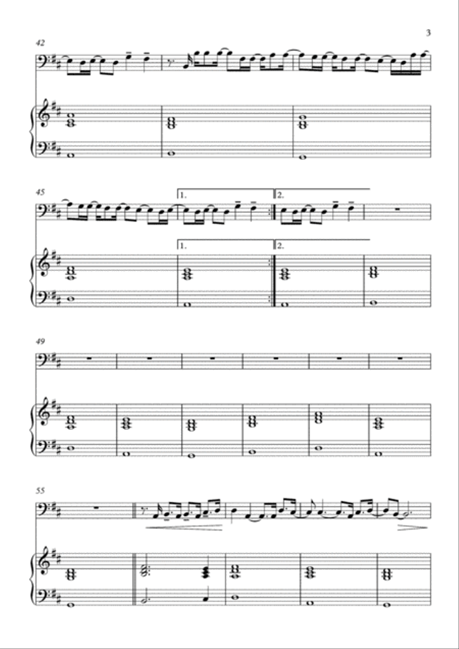 Oceans (where Feet May Fail) Piano scores gallery preview page 3