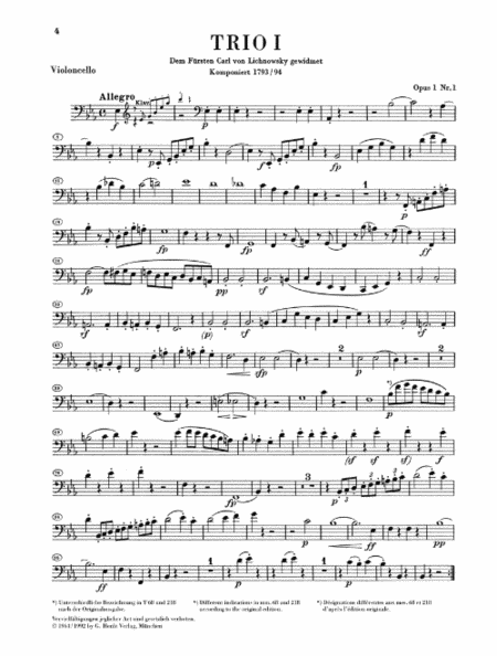 Piano Trios, Volume I