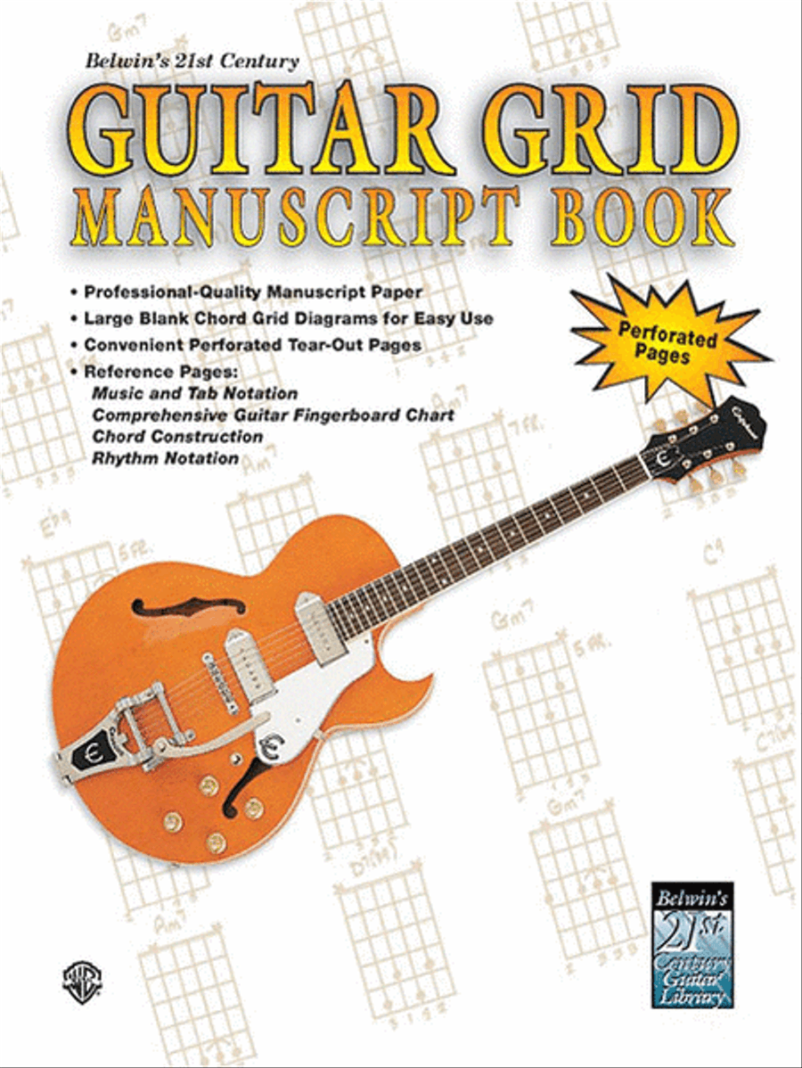 Belwin's 21st Century Guitar Grid Manuscript Book