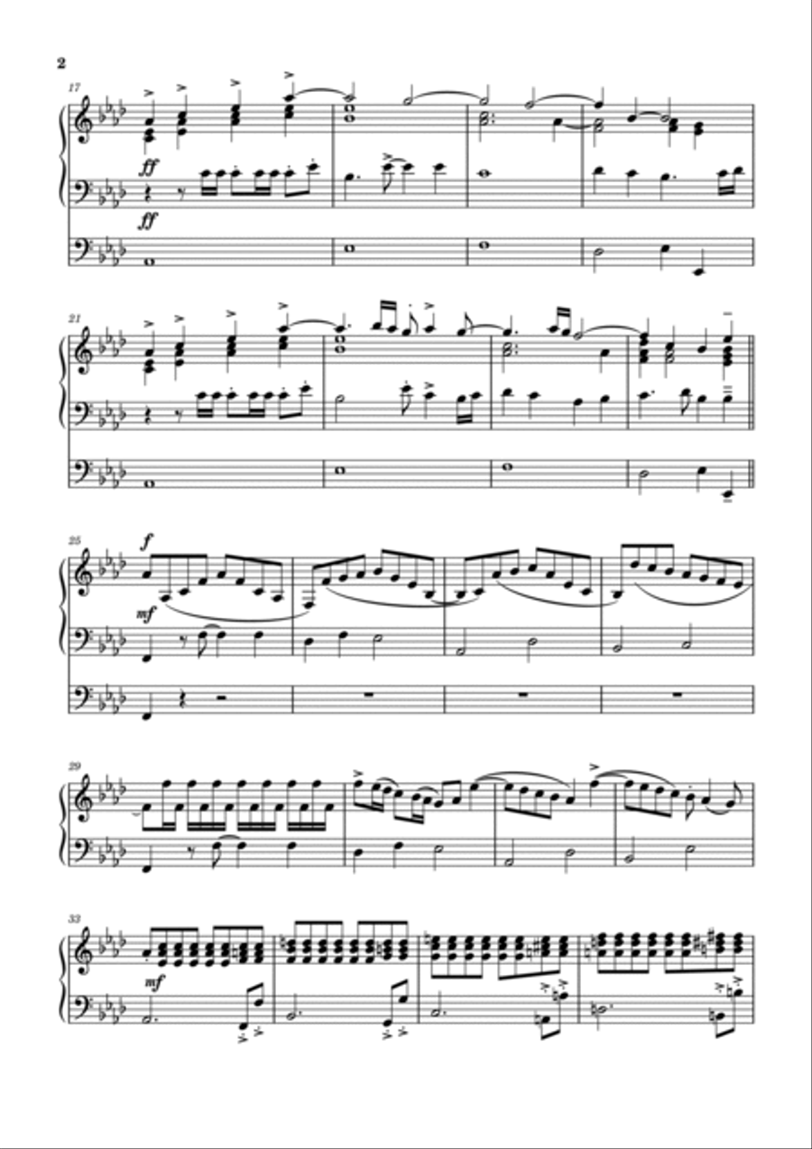 Festpräludium II Organ Solo scores gallery preview page 2