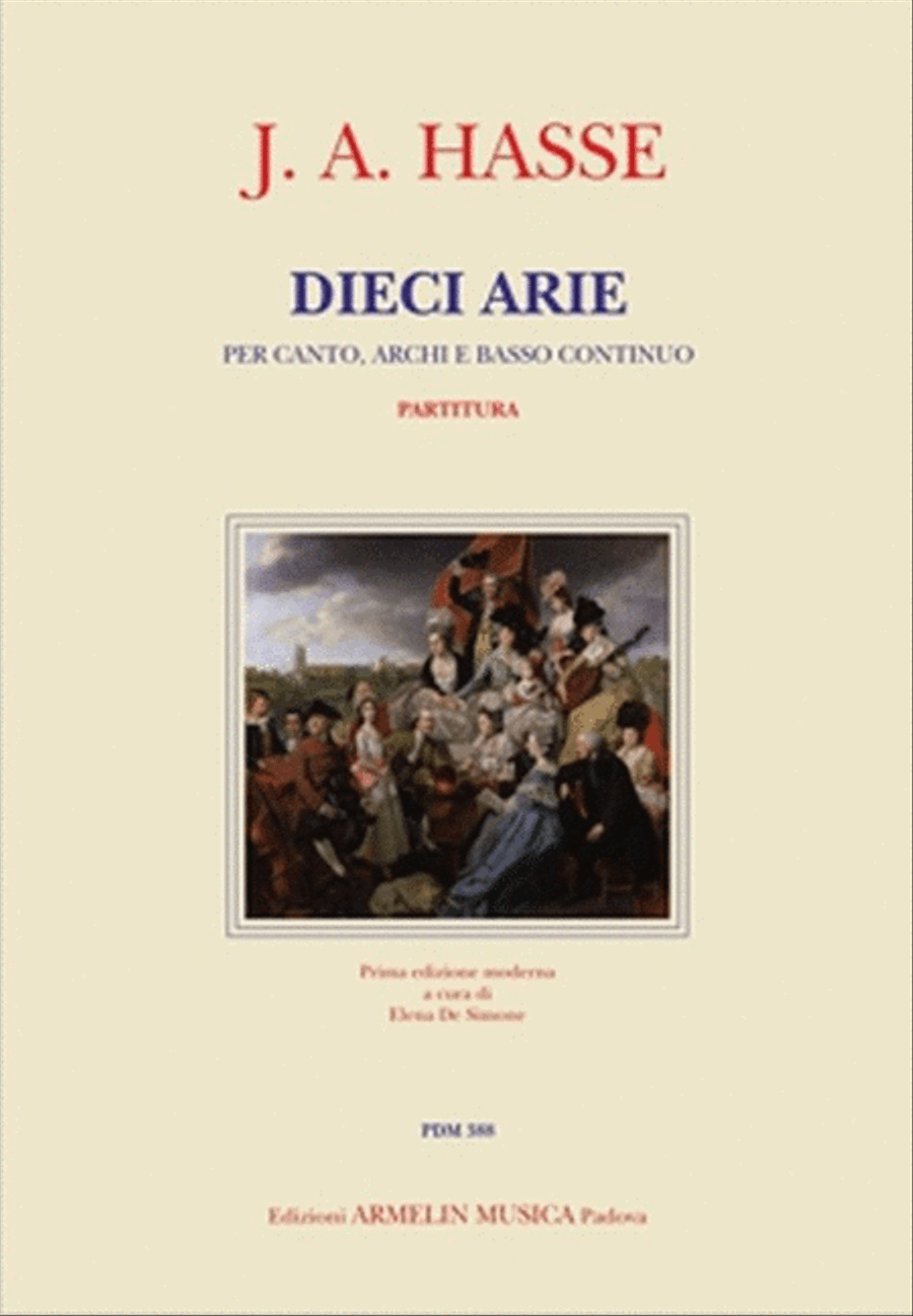 Dieci Arie Voice scores gallery preview page 1