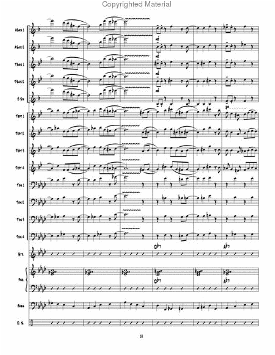Junk Mix and Hubcap Sale Jazz Ensemble scores gallery preview page 11