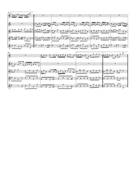 Maple leaf rag (arrangement for 5 recorders)