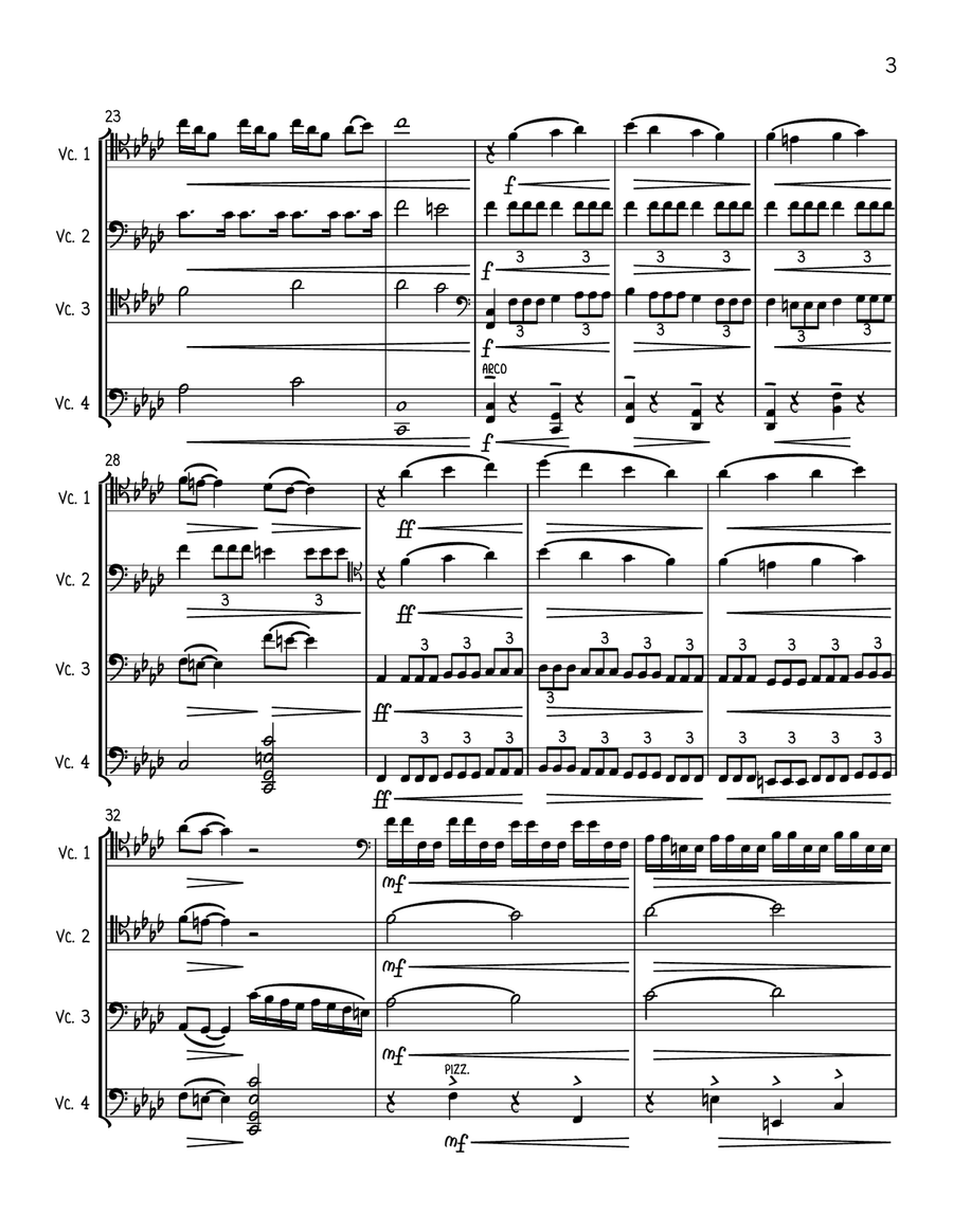 Paint It, Black Cello scores gallery preview page 3