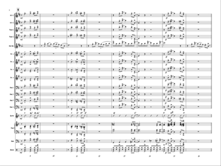 A Bari Cool Chart! Jazz Ensemble scores gallery preview page 3