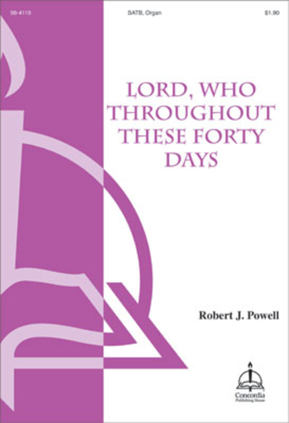 Lord, Who throughout These Forty Days image number null