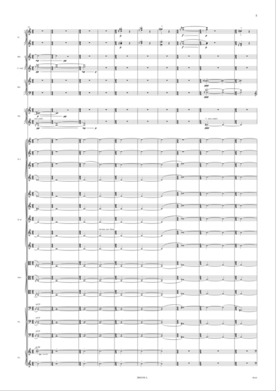 Le Cypres Blanc Orchestra scores gallery preview page 2