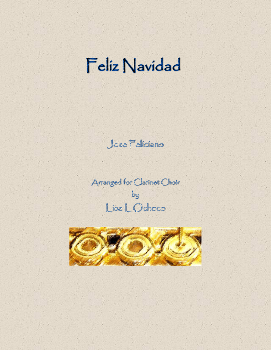 Feliz Navidad Feliz Navidad Clarinet Choir scores gallery preview page 1
