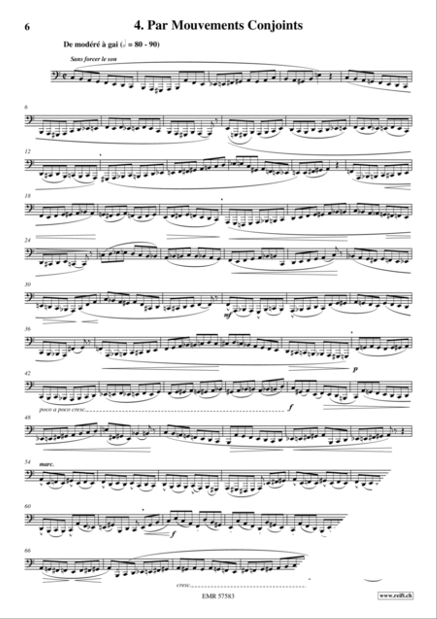 32 Etudes de Perfectionnement Tuba scores gallery preview page 6
