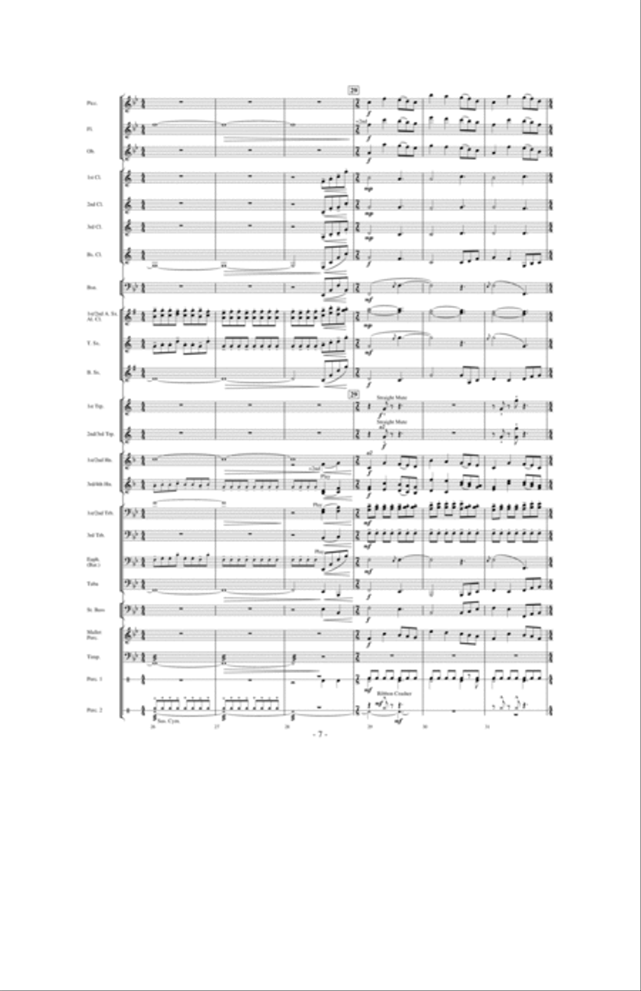 Moonscape Concert Band scores gallery preview page 6