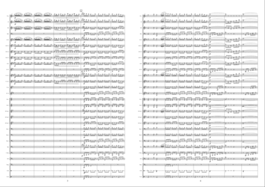 Die Schöne Galathea - Overture Concert Band scores gallery preview page 3