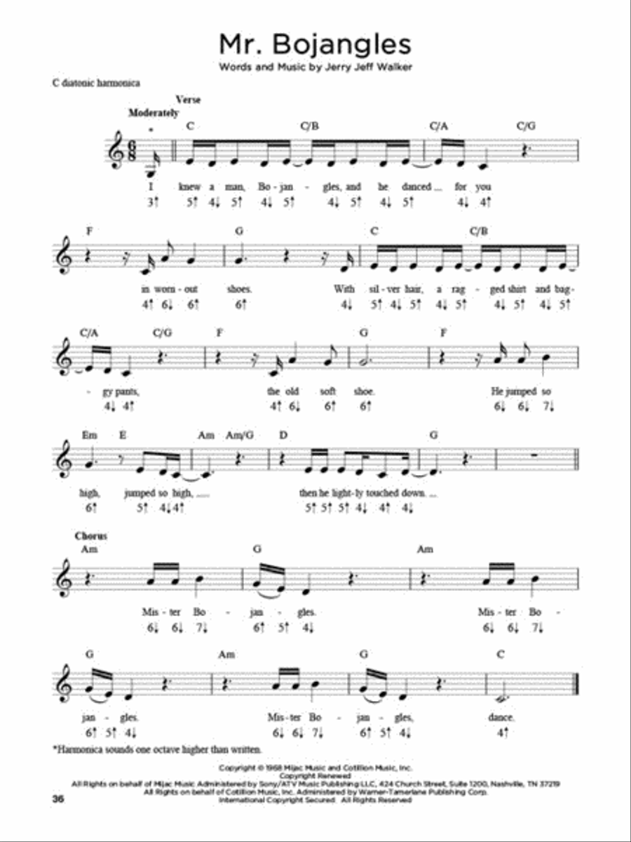 First 50 Songs You Should Play on Harmonica Harmonica scores gallery preview page 5