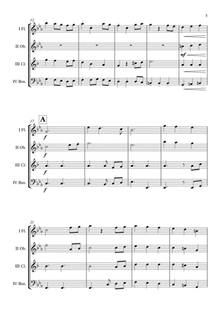"Carol Of The Bells" (Pentatonix Style) Wind Quartet arr. Adrian Wagner image number null