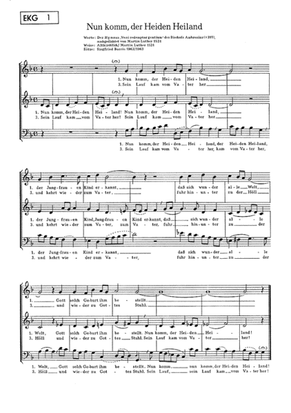 Kirchenliedsatze mit einer Mannerstimme. Varia Bd. 1
