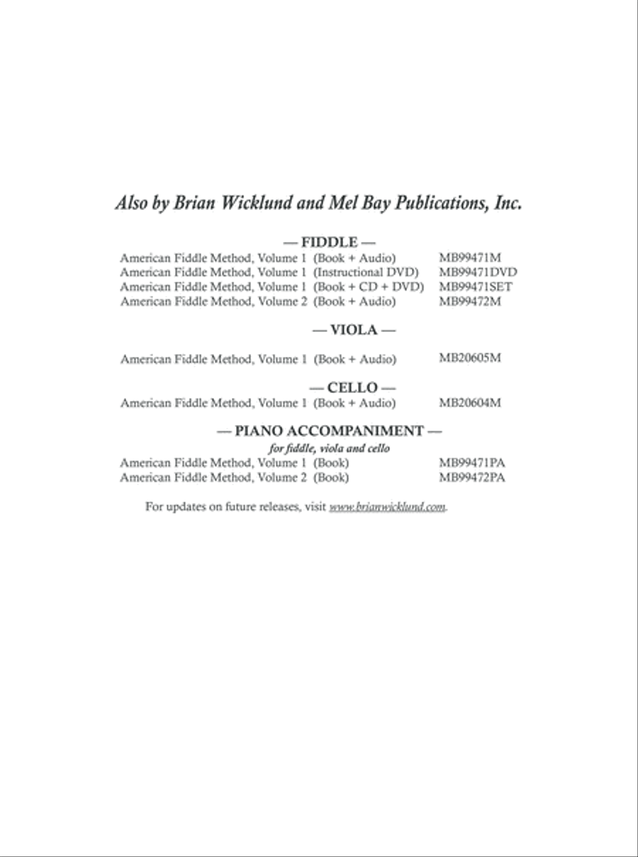 The American Fiddle Method for Viola, Volume 1 image number null