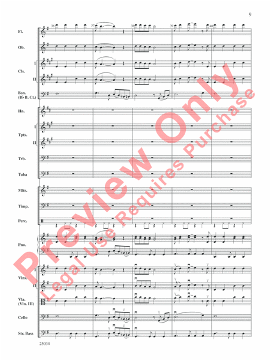 A Rockin' Halloween Full Orchestra scores gallery preview page 10