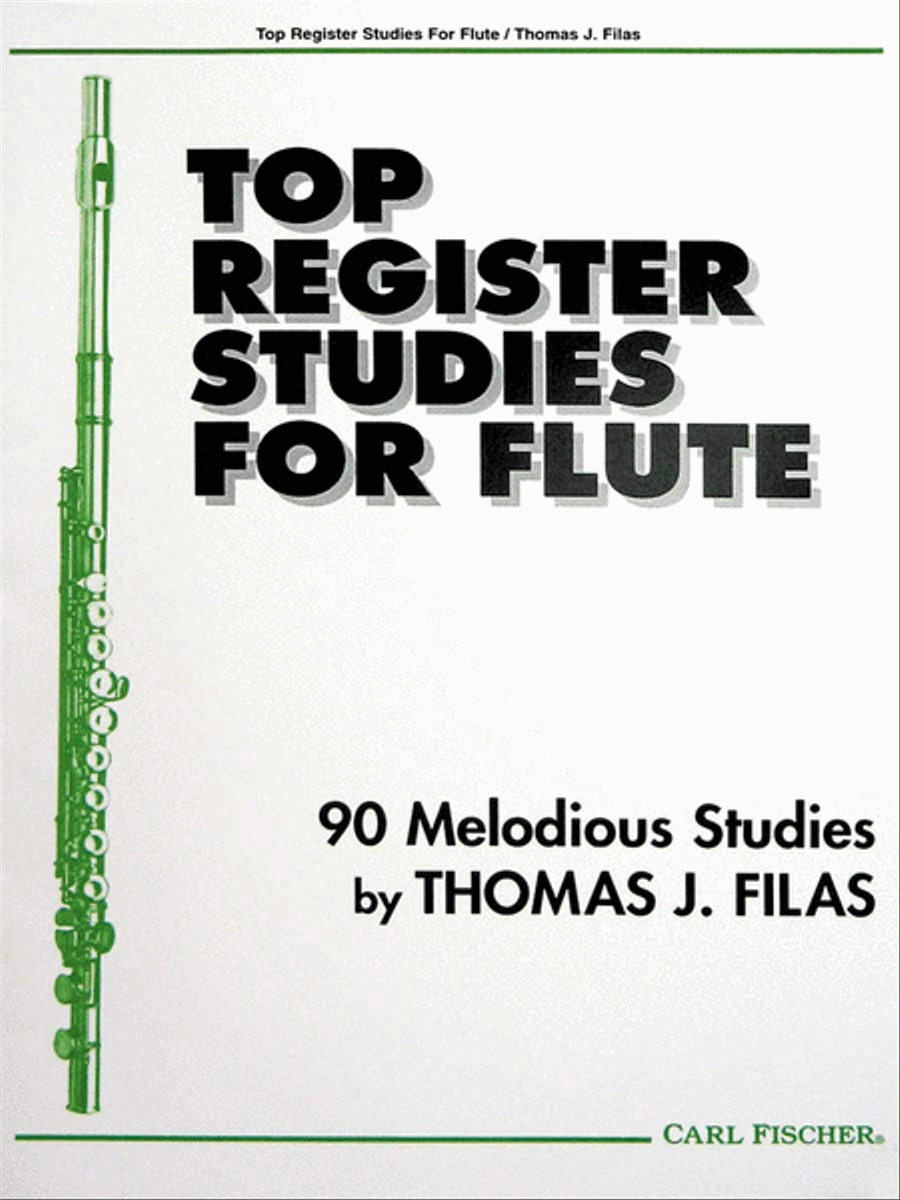 Top Register Studies for Flute Flute scores gallery preview page 1