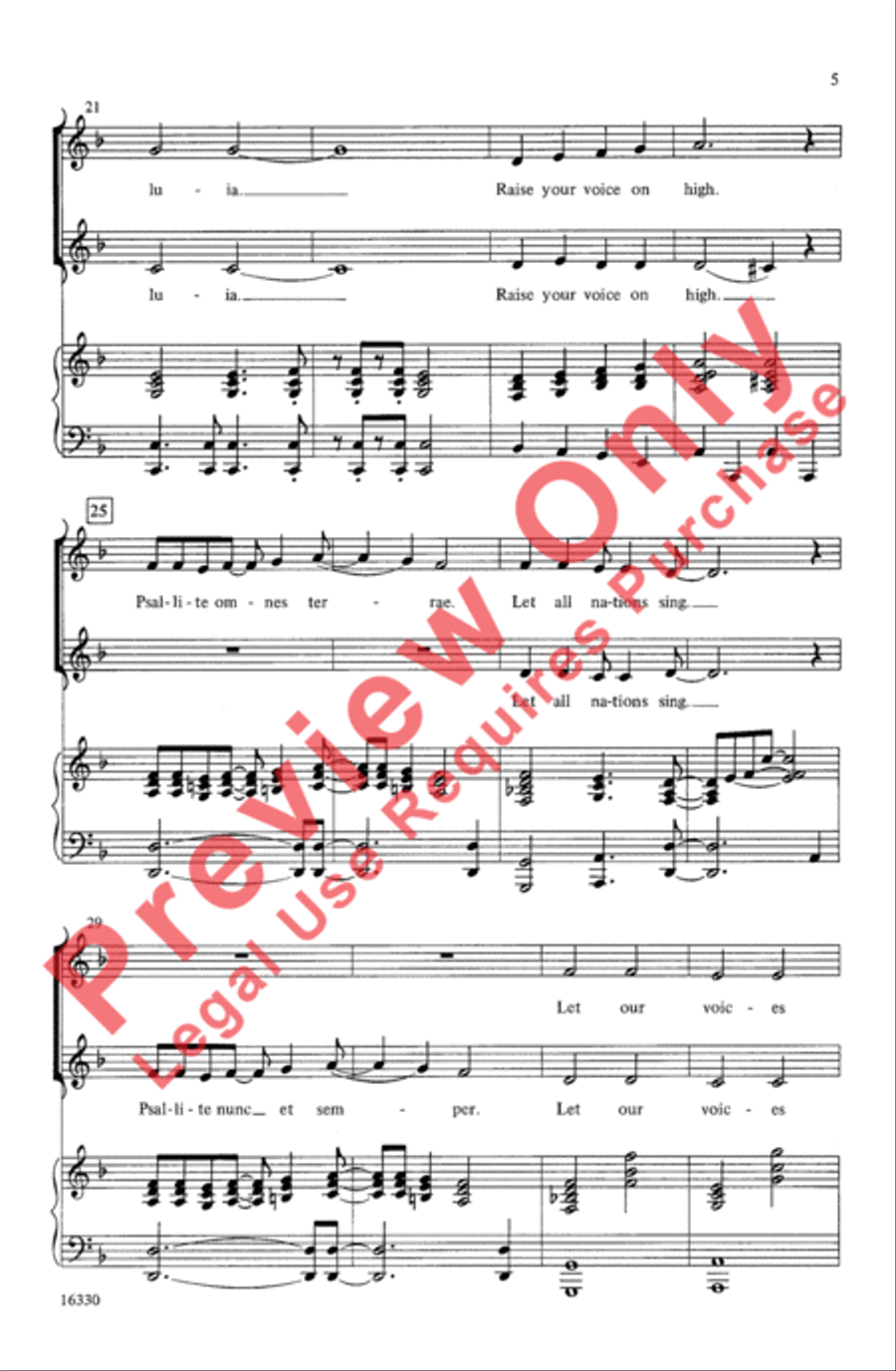 Psallite: Let All Nations Sing 2-Part scores gallery preview page 5