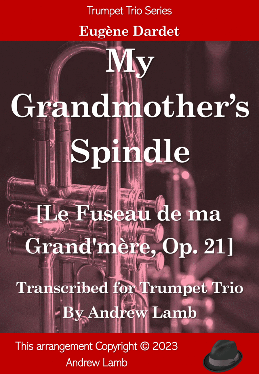 Le Fuseau de ma Grand'mère, Op.21 (arr. for Trumpet Trio) Trumpet Trio scores gallery preview page 1