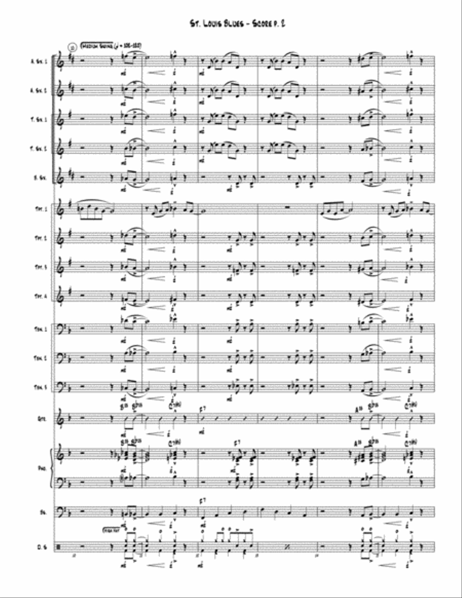 St. Louis Blues St. Louis Blues Jazz Ensemble scores gallery preview page 3