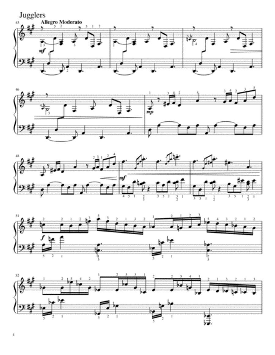 Street Circus Piano Solo scores gallery preview page 6