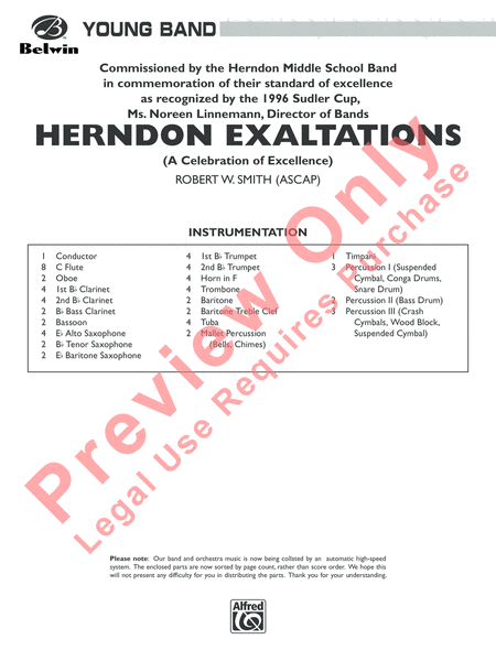 Herndon Exaltations (A Celebration of Excellence)