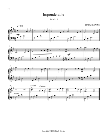 Slightly Askew, 23 Original Piano Solos, Intermediate image number null