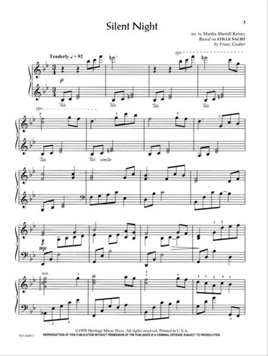 Carols at the Keyboard Piano Solo scores gallery preview page 3