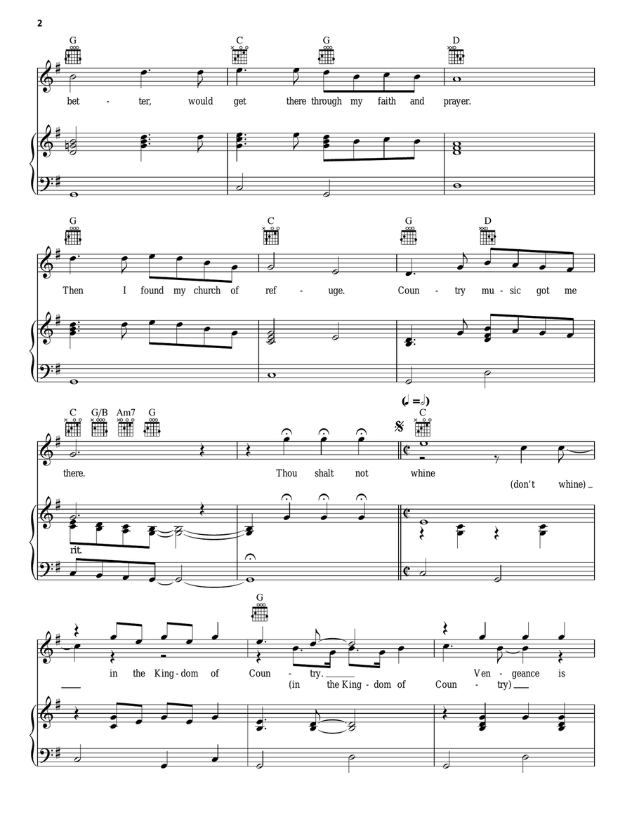Kingdom Of Country Guitar scores gallery preview page 2