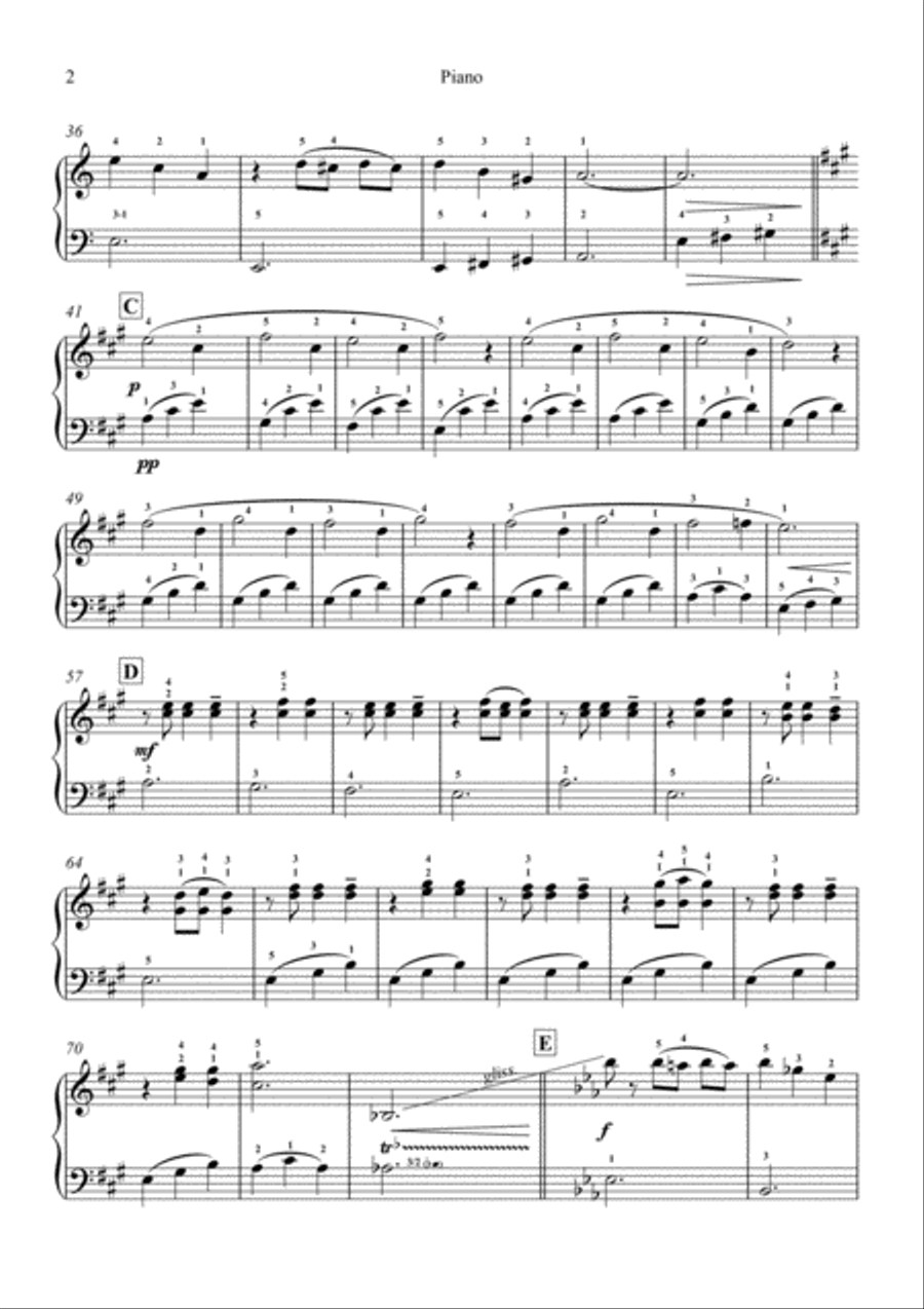 Good Omens Easy Piano scores gallery preview page 2
