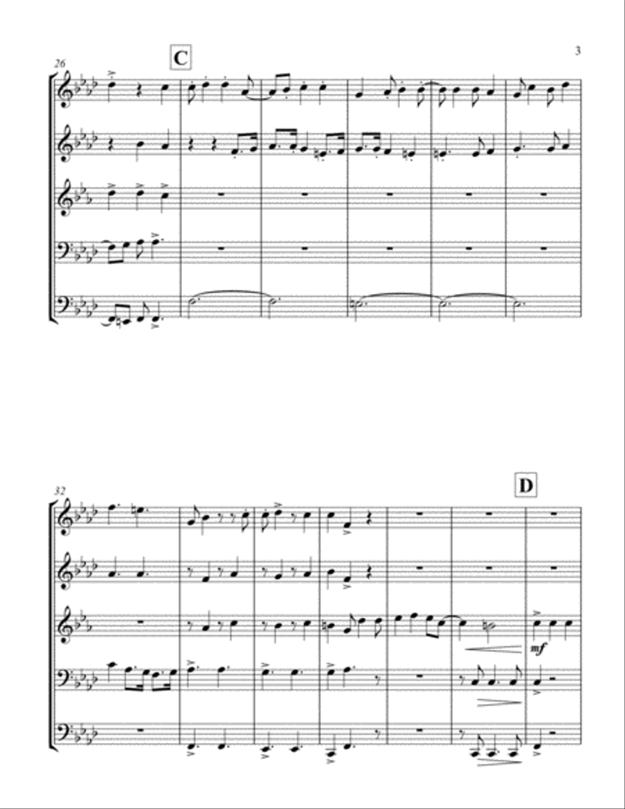 Danza Hispano Brass Ensemble scores gallery preview page 3
