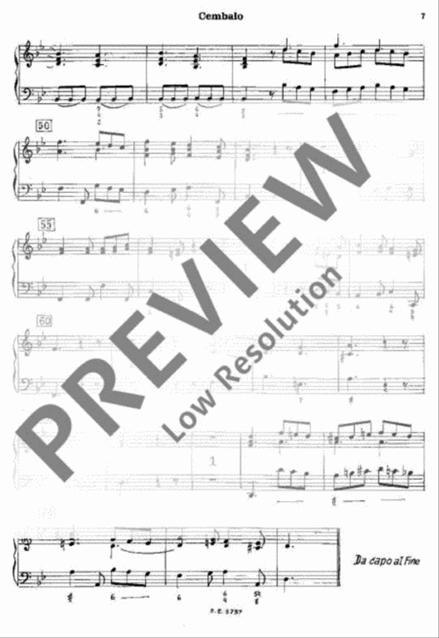 Musique de table Harpsichord scores gallery preview page 8
